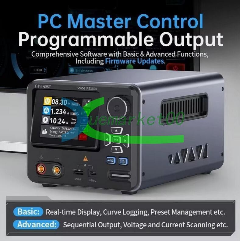 1x NEW FNIRSI IPS3608 AC DC Adjustable Digital Control Power Supply
