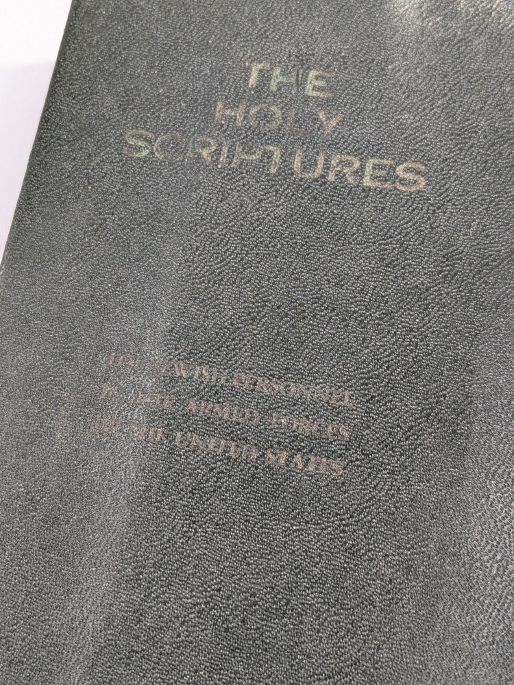 CLEAN 1945✝️Holy Scriptures According To Masoretic Text Chaplains US Army Jewish
