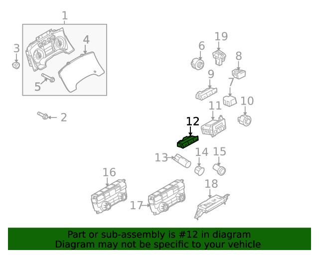 Genuine Ford Switch BL3Z-2C418-AA