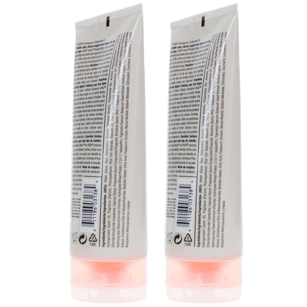 Rusk Wired Styling Cream 6 oz - 2 Pack