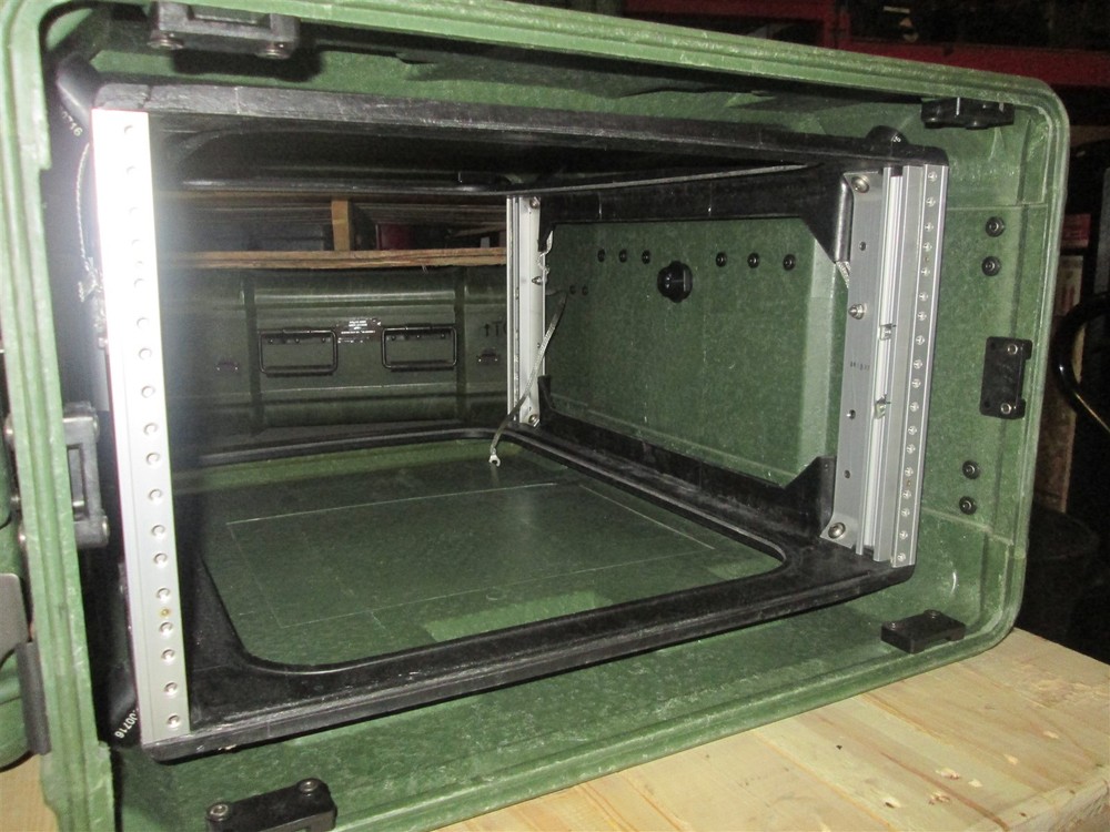 Rackmount 06U x24 ECS Legacy Composite Shock Mount Rack Case Shockmount