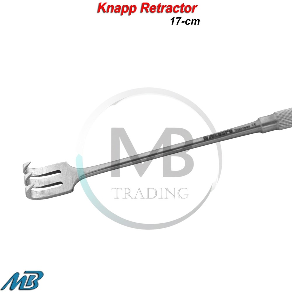 Surgical Knapp Retractor Three Prong Hook Shape Ophthalmic Surgery Instruments