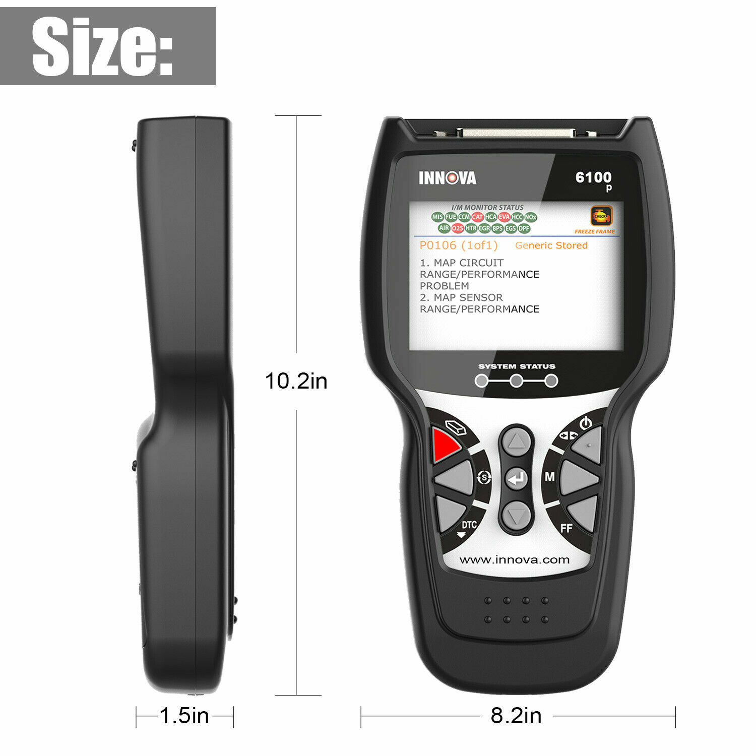 INNOVA OBD2 Code Reader Scanner Engine ABS SRS Automotive Car Diagnostic Tool US