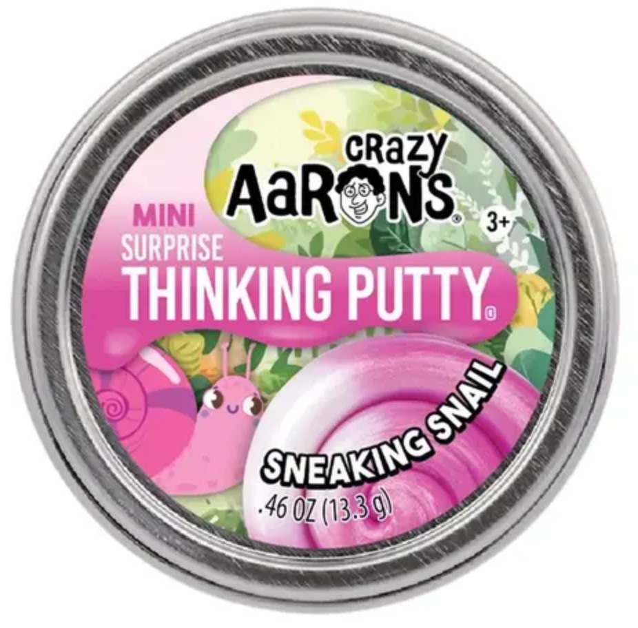 Aaron's Crazy Thinking Putty, Humming Bird, Buzzing bee, Sneaking Snail