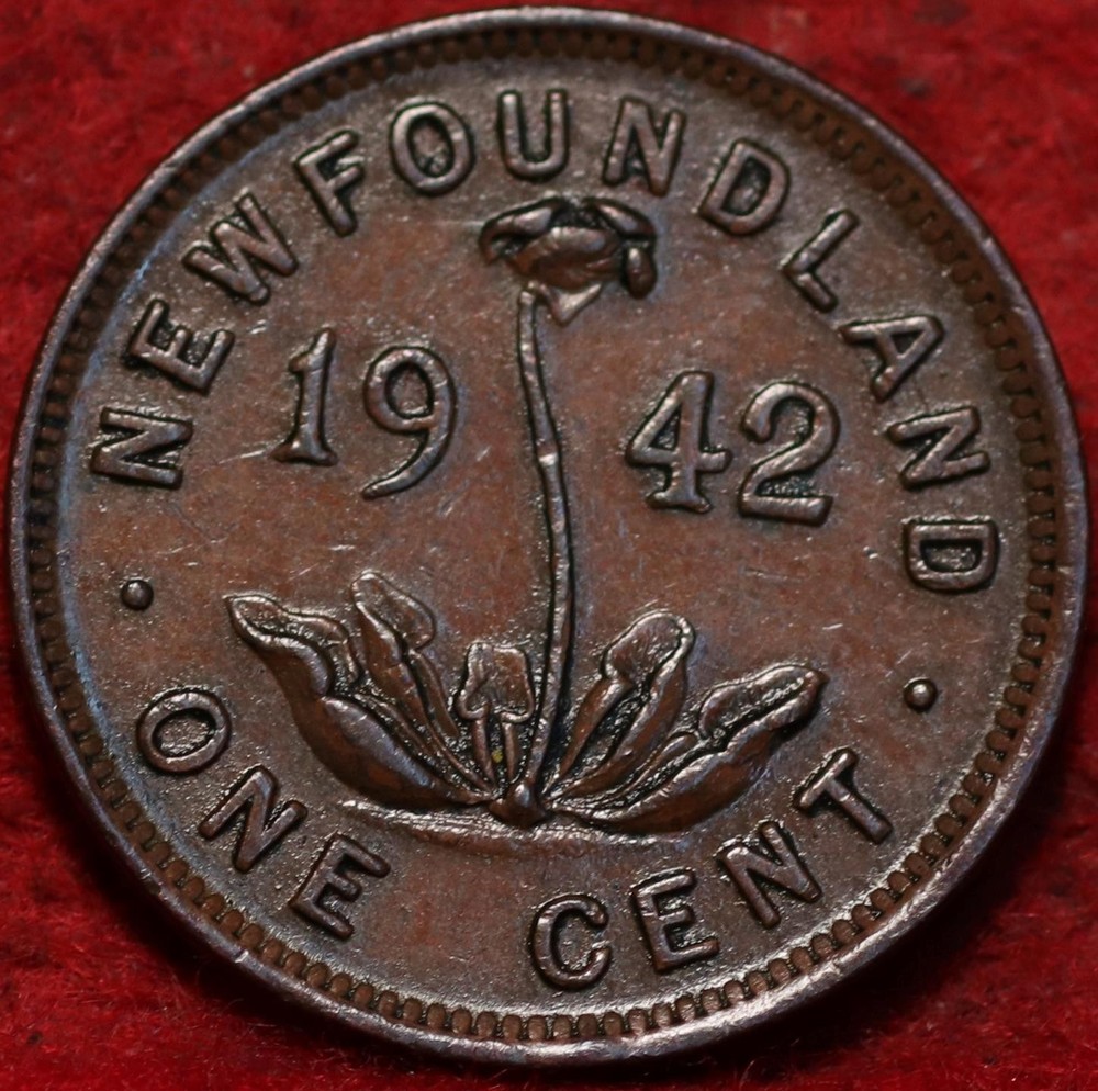🇨🇦 1942 Newfoundland 1 Cent Coin Canada