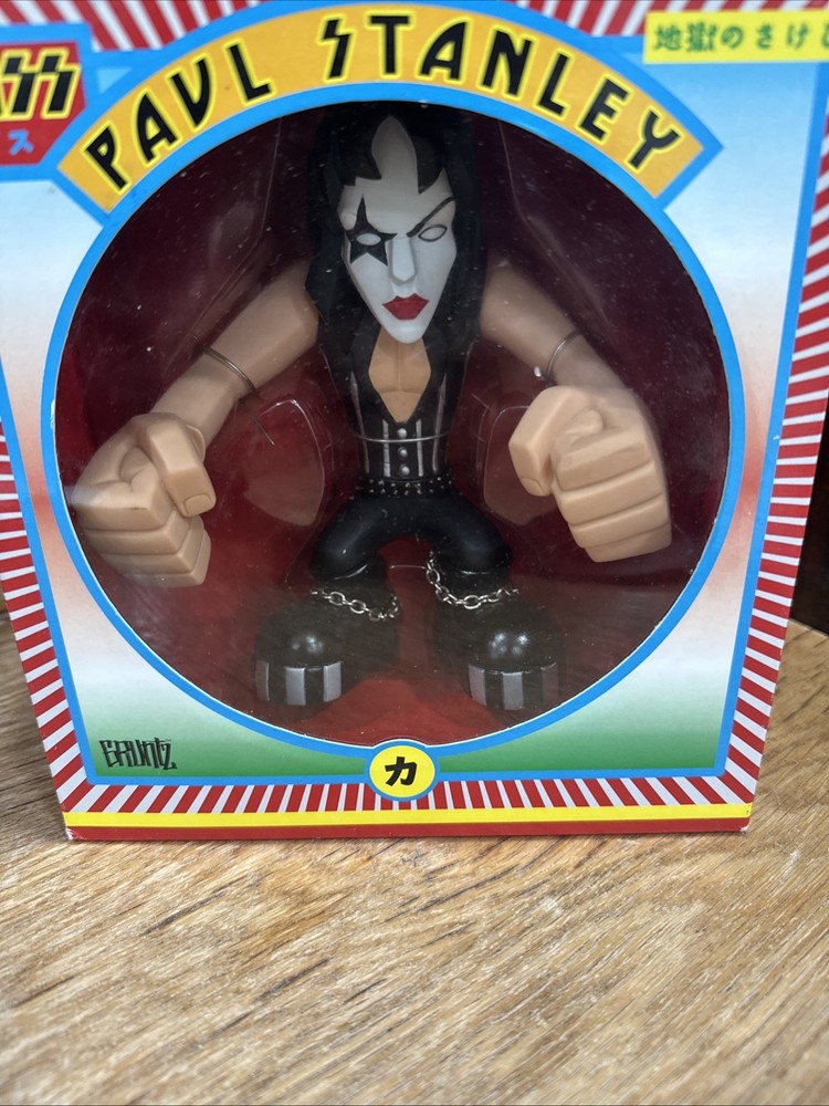 KISS PAUL STANLEY HOTTER THAN HELL GRUNTZ FIGURE IN BOX 2002