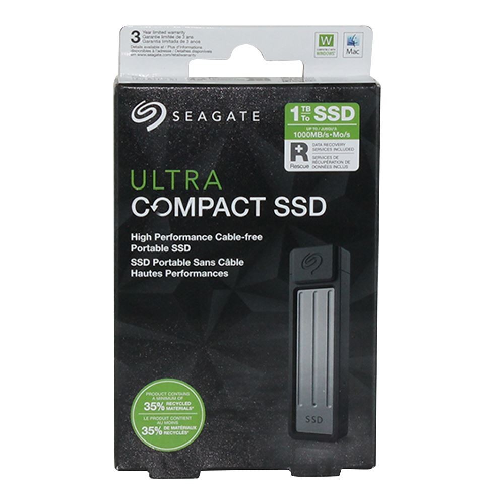 Seagate Ultra Compact 1TB, Portable SSD STMX1000400