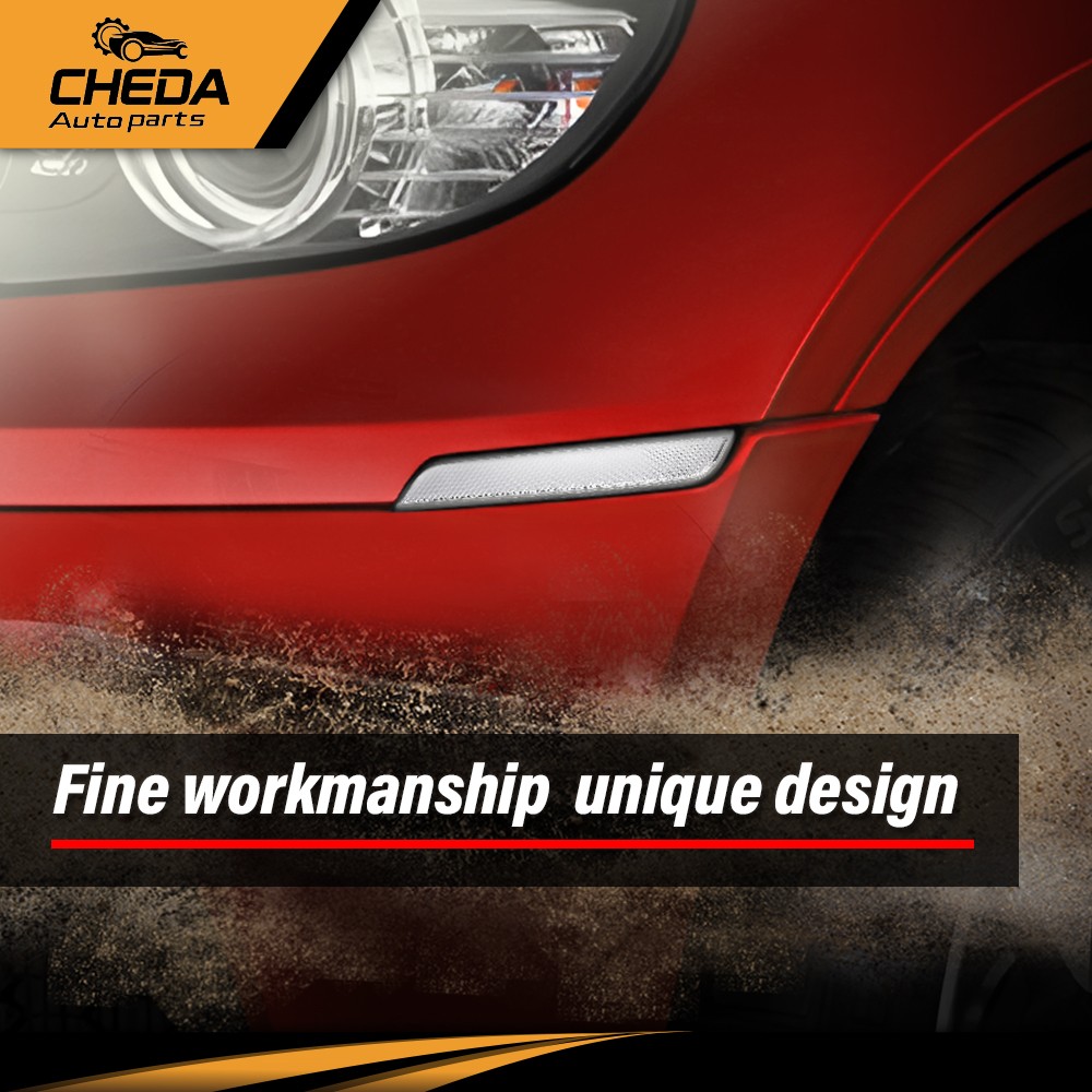 2PCS Front Bumper Reflector Side Marker Lights Fit For 08-14 BMW X6 E71 E72 X5M