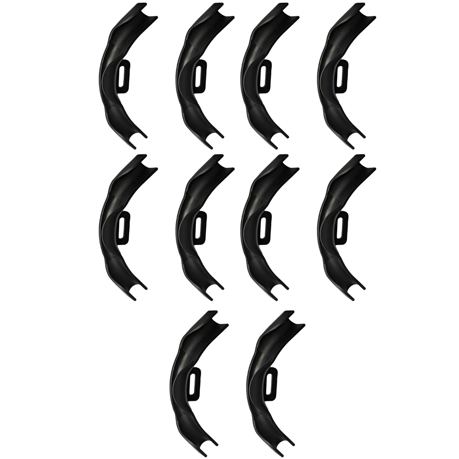 10 Pack XFITTING 3/8"-1/2" Pex B Plastic Tubing, Bend Support w/ Nail Tab