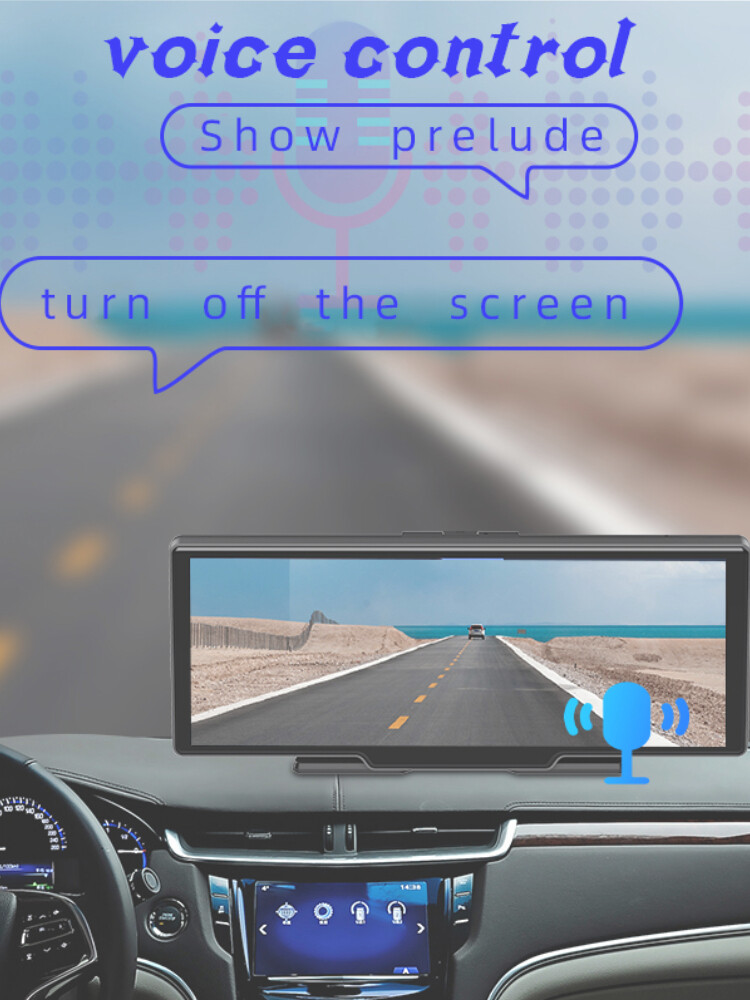 10 Inch Mirror Link Bluetooth AUX Camera Touch Screen FM Carplay Android Auto