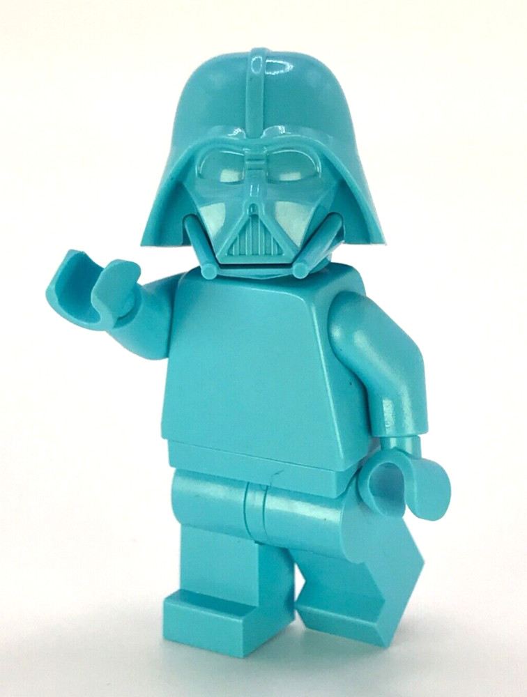 Medium Azure Darth Vader Minifigure Prototype Monochrome LEGO Star Wars