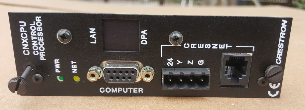 Crestron CNXCPU Control Processor from Unused CNRackX System