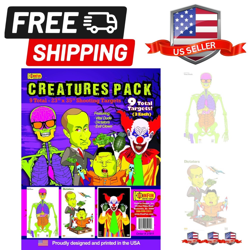 Creature Series - 9 Pack - 23" x 35"