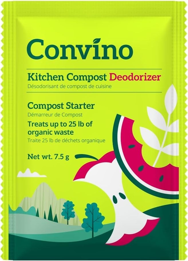 Eco-Friendly Compost Starter: Enhances Growth & Stops Kitchen Odors - 4 Pack