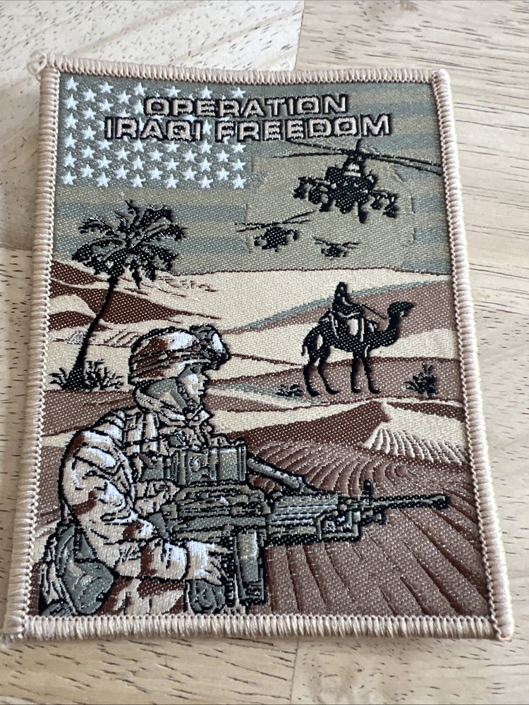 Operation Iraqi freedom Cloth patch 3”X4”