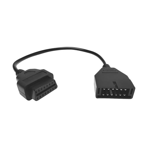 OBD1 to OBD2 Adapter, Auto Cable Code Reader Diagnostic 16.14×1.83 inch