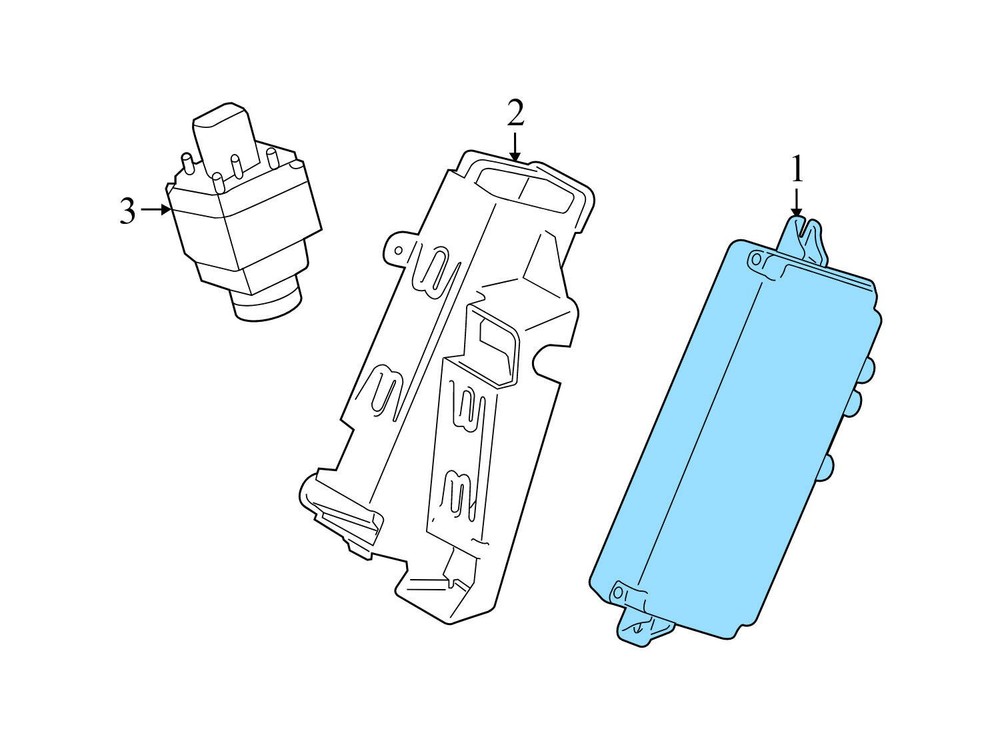 2014-2017 BMW X3 - Surround VIEW Camera Control Module 6836353
