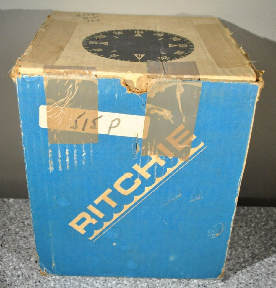 Vintage Ritchie Globemaster 5″ Binnacle / Compass #515 NEW in box