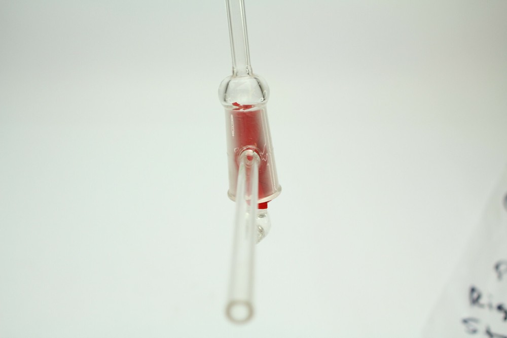 Pyrex 3MM Right Angle Glass Stopcock New