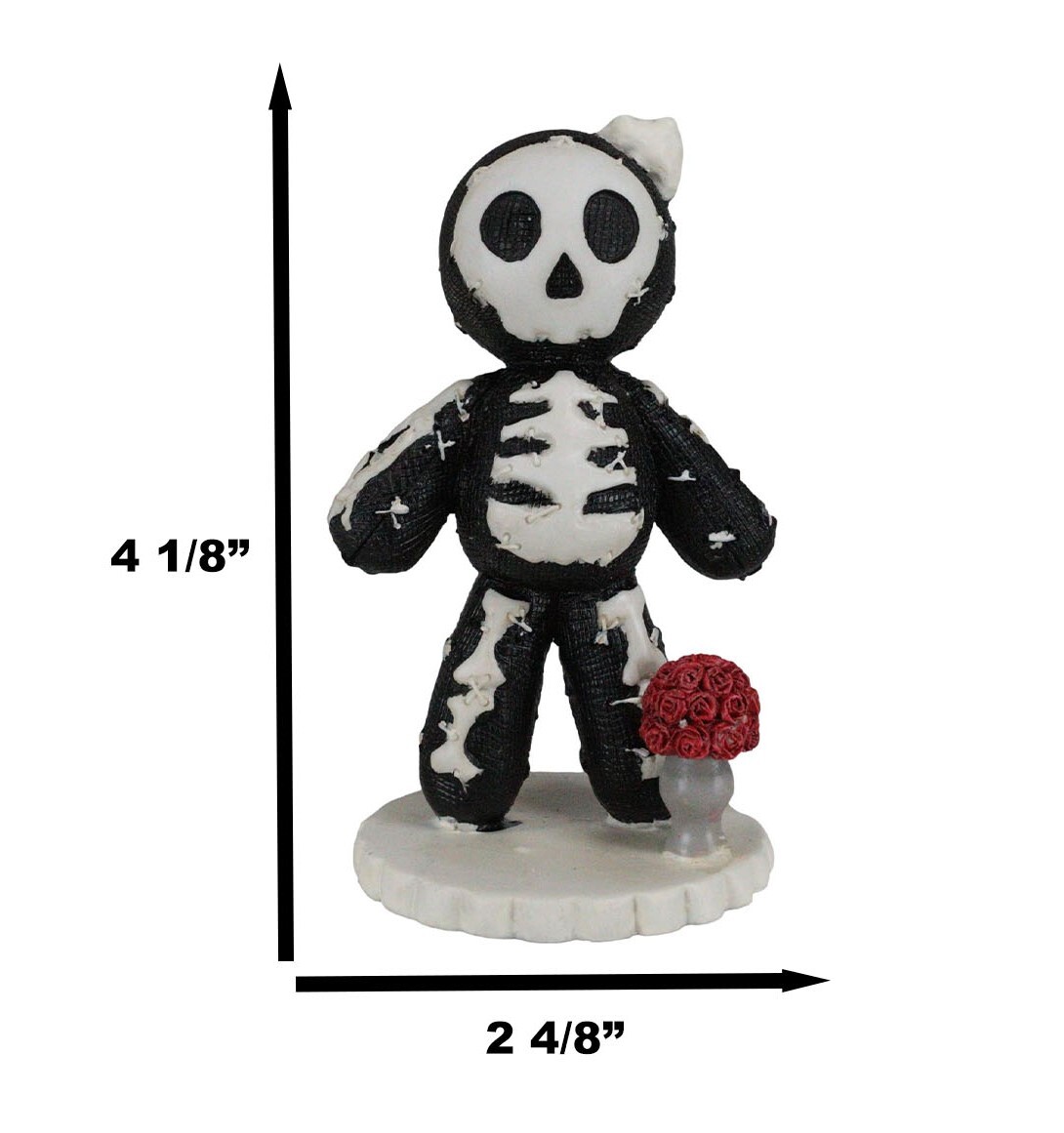 Ebros Pinheadz Monster with Voodoo Stitches Figurine 4.25"H (Voodie Valentine)