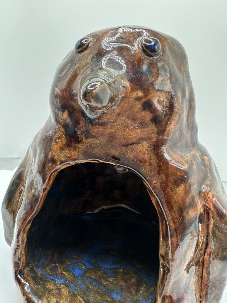 Penguin Candle Holder Signed