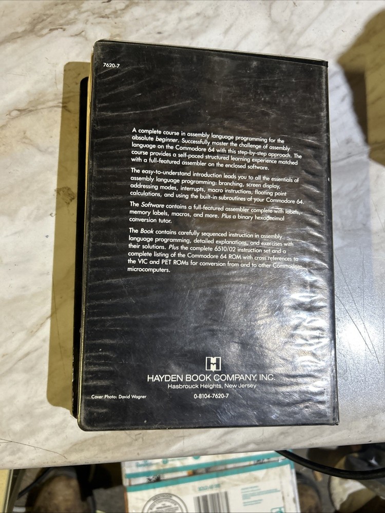 Commodore 64 Assembly Language Programming Book And Cassette OEM