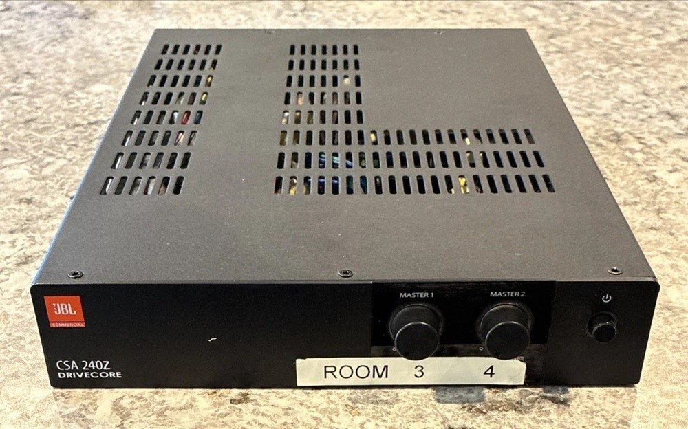 JBL CSA 280Z Drive Core Audio Amplifier With Rack Mount