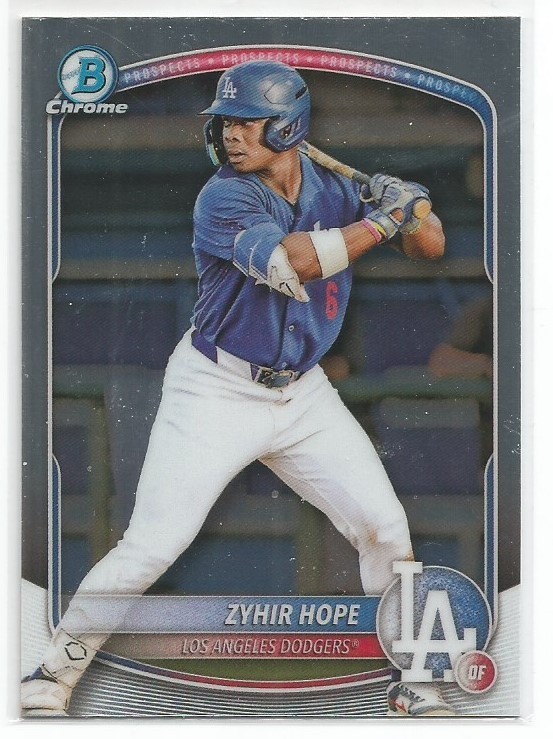 2025 Bowman Chrome Prospects 1- 50 With Color Parallels