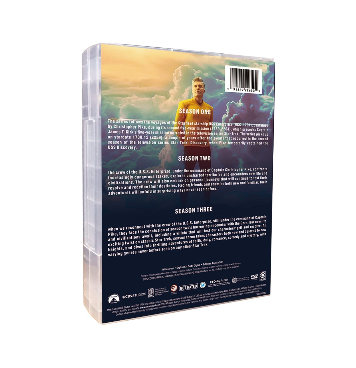 Star Trek Strange New Worlds: The Complete Series Seasons 1-3 (DVD, 11-Disc Set)