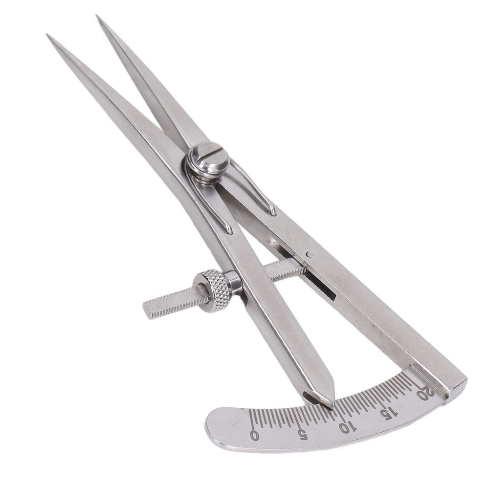 Marking Gauge, Metal Compass Multipurpose High Accuracy Adjustable for Leathe...