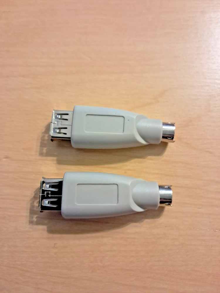 2 each USB to PS-2 Adapter