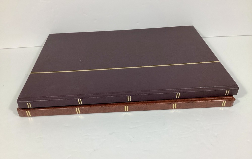 Stamp Album Binder Empty KONTROLL Vintage Lot Of Two NEW 8 Double Sided Per Book