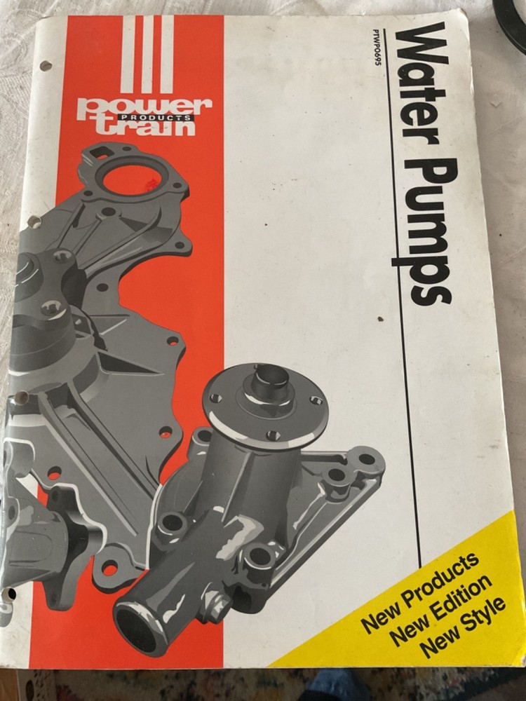 POWERTRAIN WATER PUMPS PARTS LIST