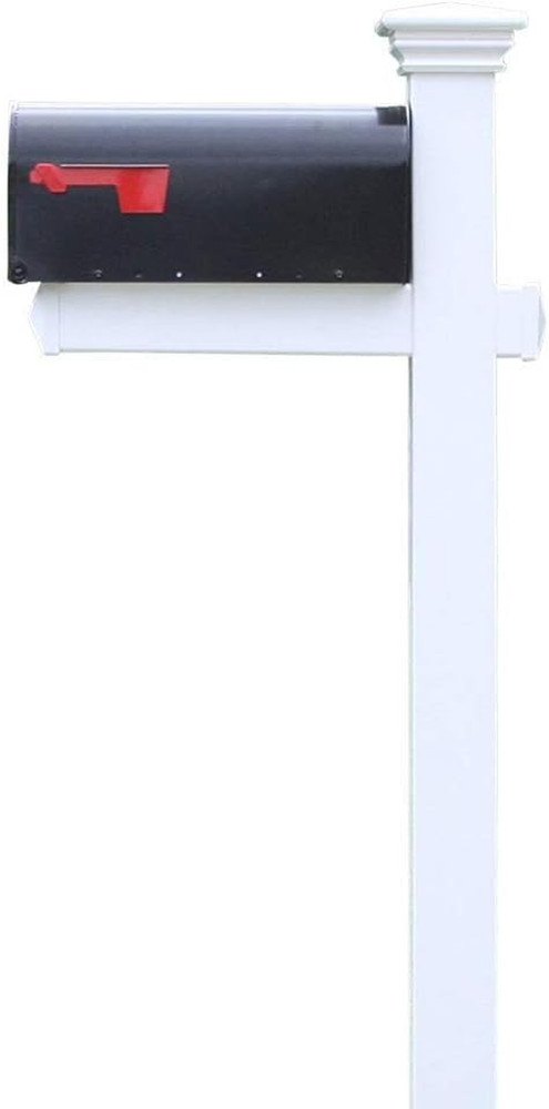 the Buchanan Vinyl/Pvc Mailbox Post (Includes Mailbox) Complete