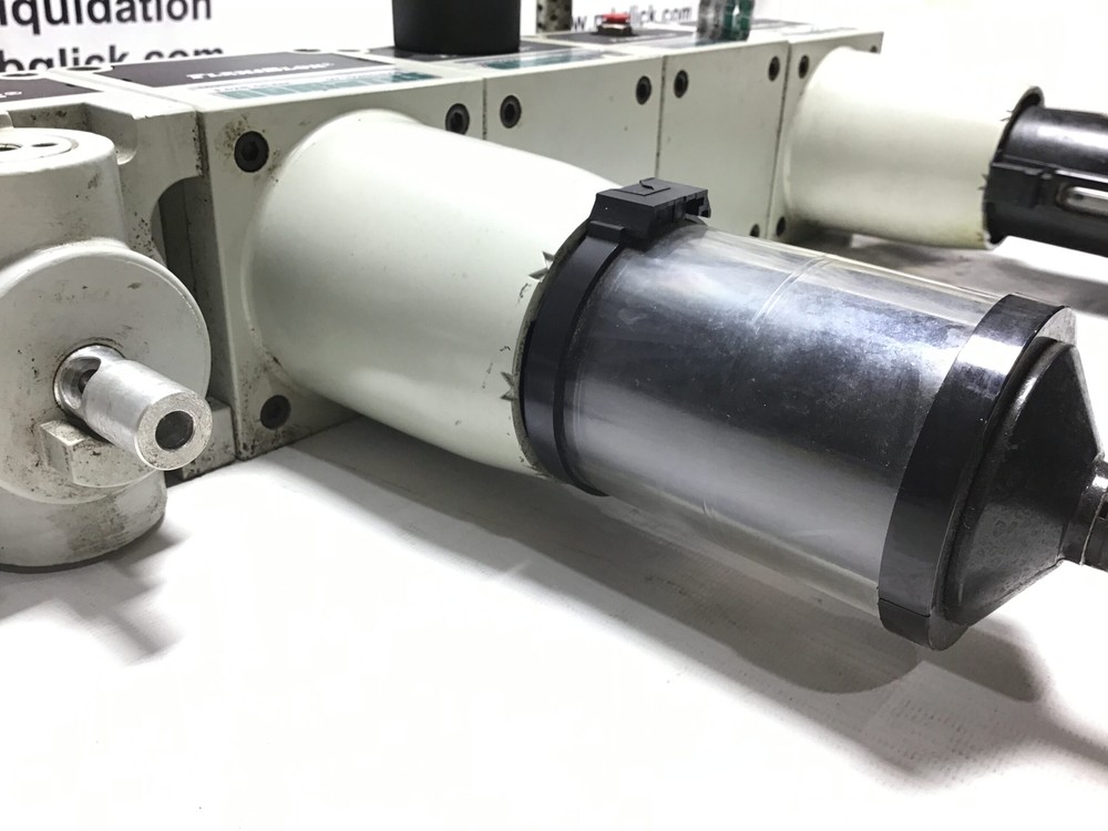 Numatics FlexiBlok Pressure Regulator/Filter/Lubricator/Soft Start Valve Combo.