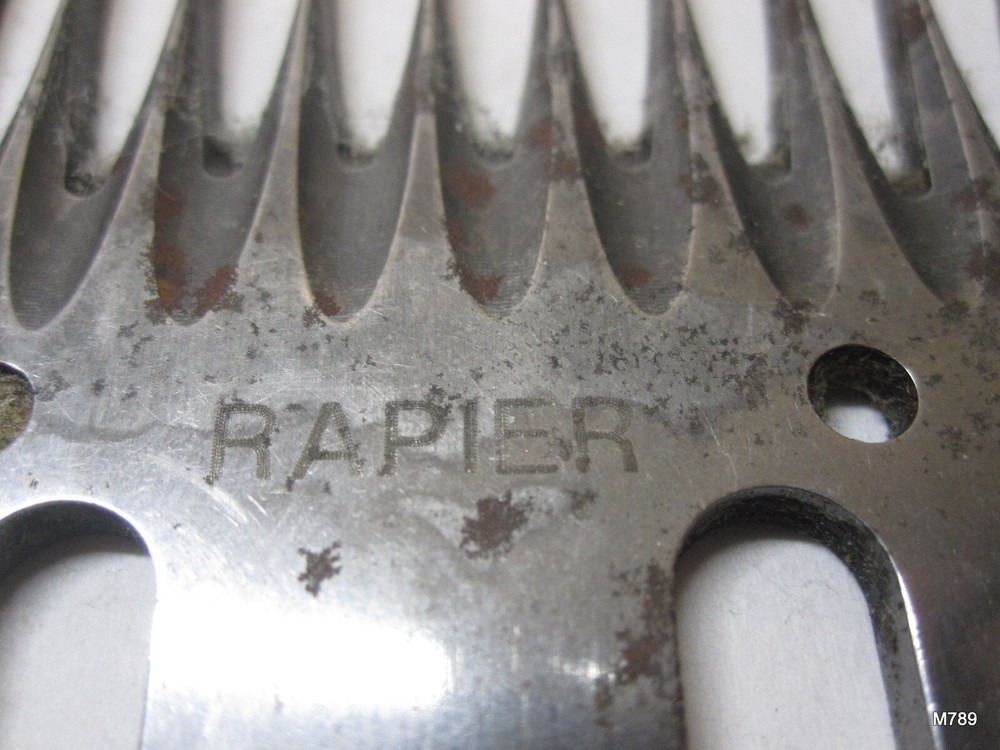 Single Heiniger Rapier 332N S Full Thickness Shearing Comb