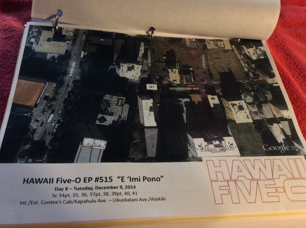 HAWAII FIVE-O ORIGINAL SCRIPT 515 SCHEDULE 2014 E 'IMI PONO DANIEL DAE KIM