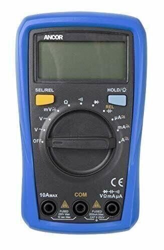 Ancor 703072 8-Function Digital Multimeter
