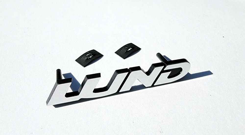 Lund Replacement Chrome Emblem Logo Cab Moon Sun Visor Running Boards Roll Pans