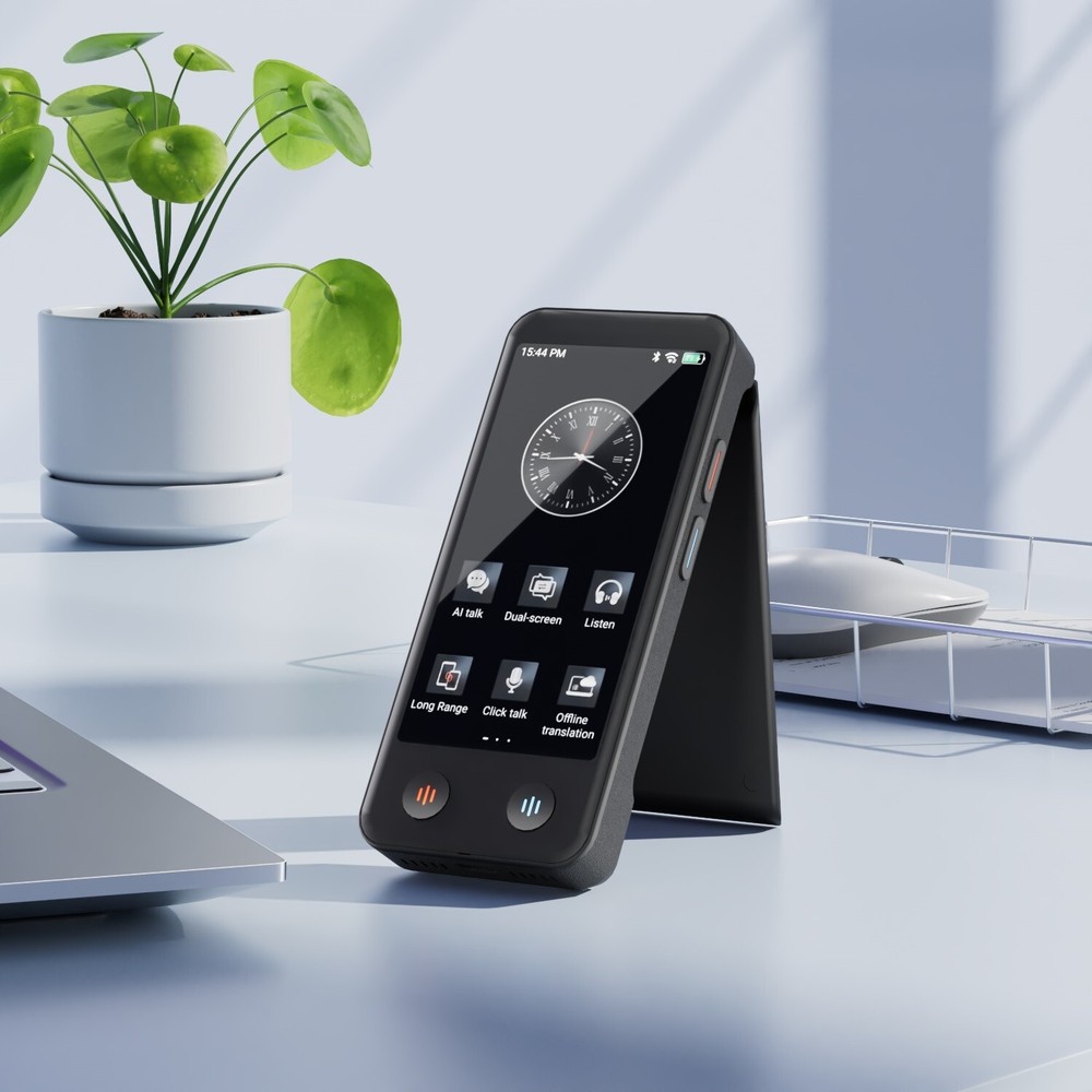 iTour D-Lite Dual-Screen Real-Time Language Translator Device – Detachable