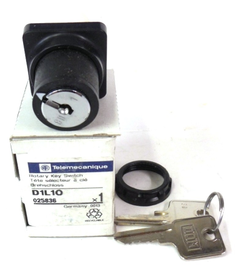 TELEMECANIQUE ROTARY KEY SWITCH D1L10