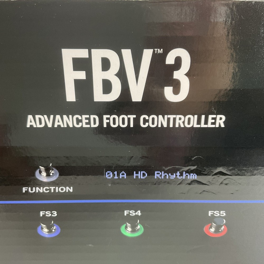 Line 6 FBV 3 Advanced Footswitch NEW Amp Foot Controller Pedalboard Open Box