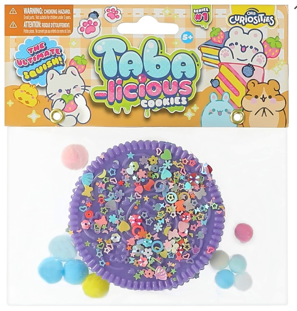 Taba-licious PURPLE MEGA COOKIE Orb Curiosities Squeeze Toy Taba Squishy