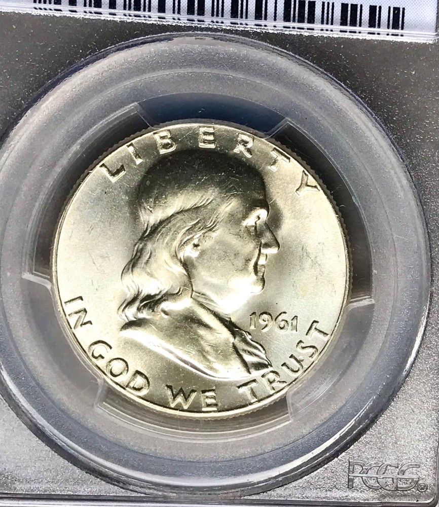 1961 Franklin Half Dollar NPCGS MS65
