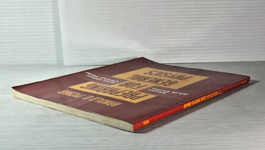Preparing for General Physics Math Skill Drills and Other Useful Help 1992 USED