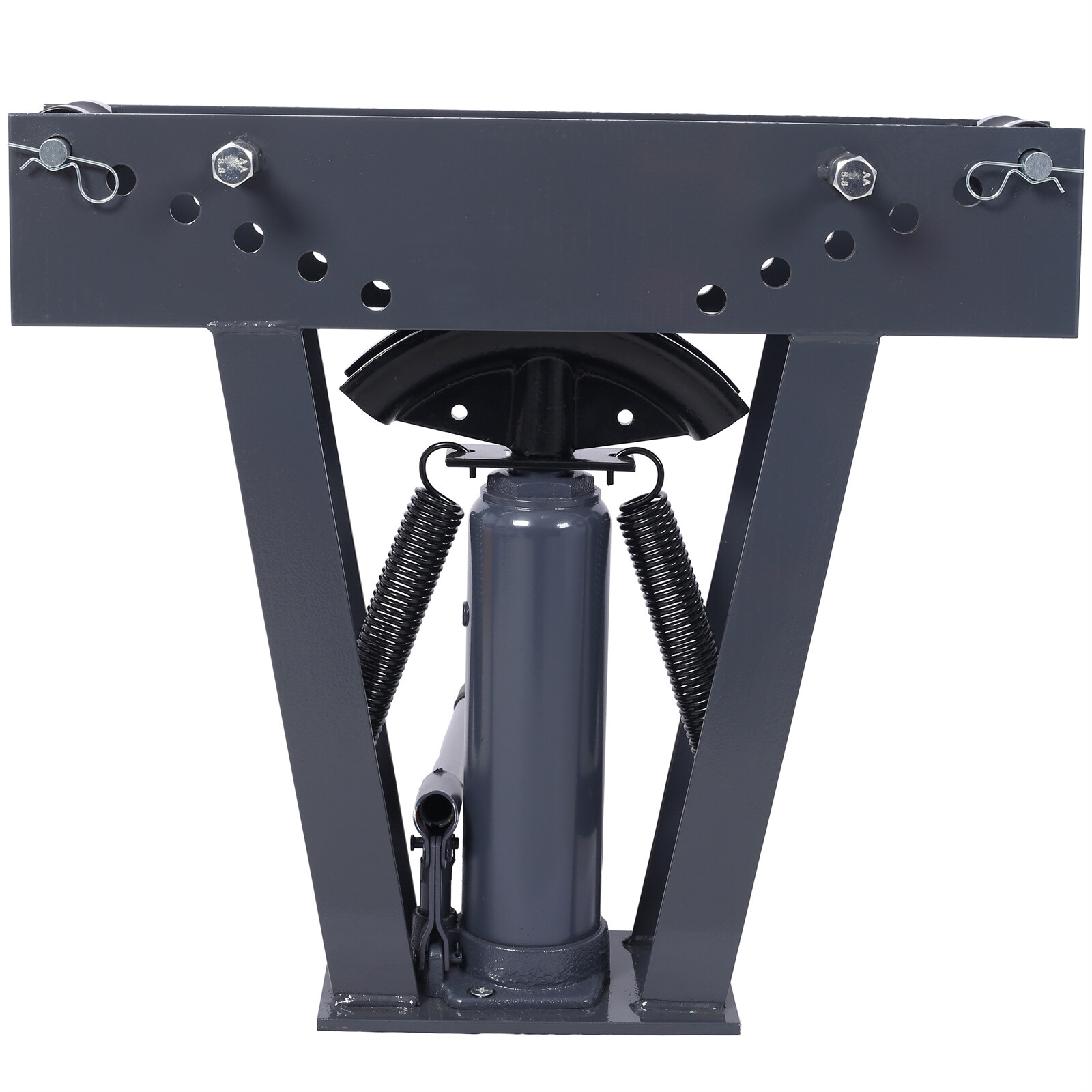 12 Ton Pipe Tube Bender Manual Hydraulic Pipe Bender w/6 Dies Adjustable Rollers