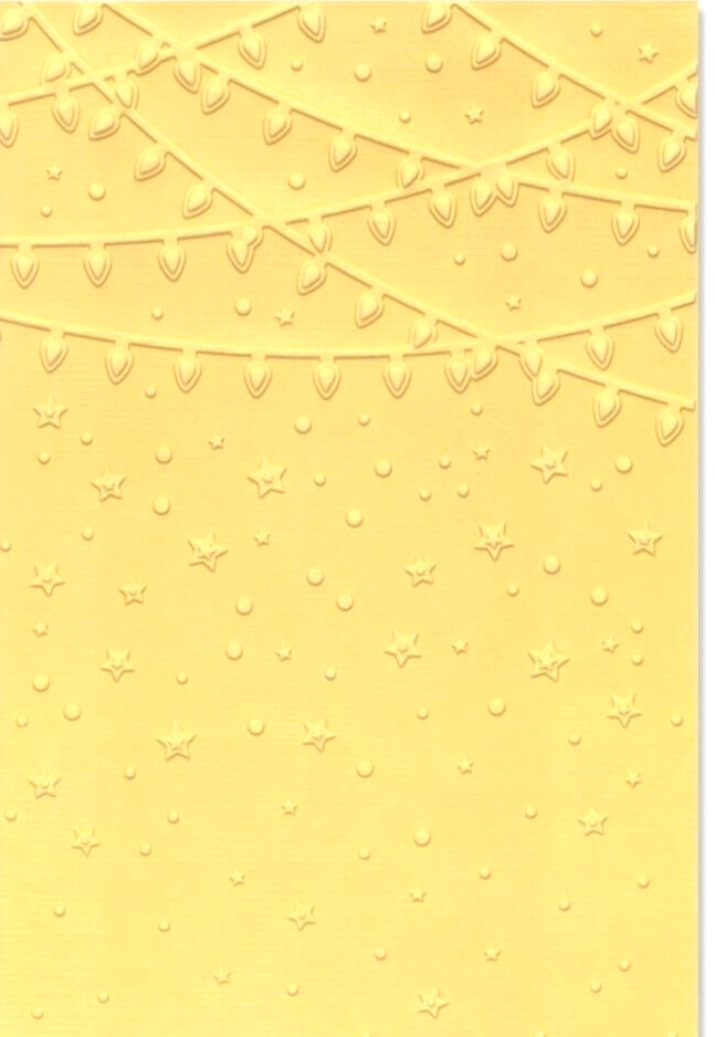 Sizzix Multi-Level Textured Impressions Embossing Folder Stars & Lights