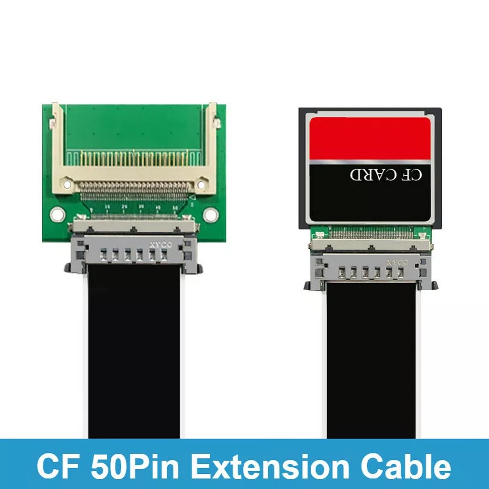 CF Card Extender 50Pin Extension Cable Adapter Compact Flash Card Extender RI