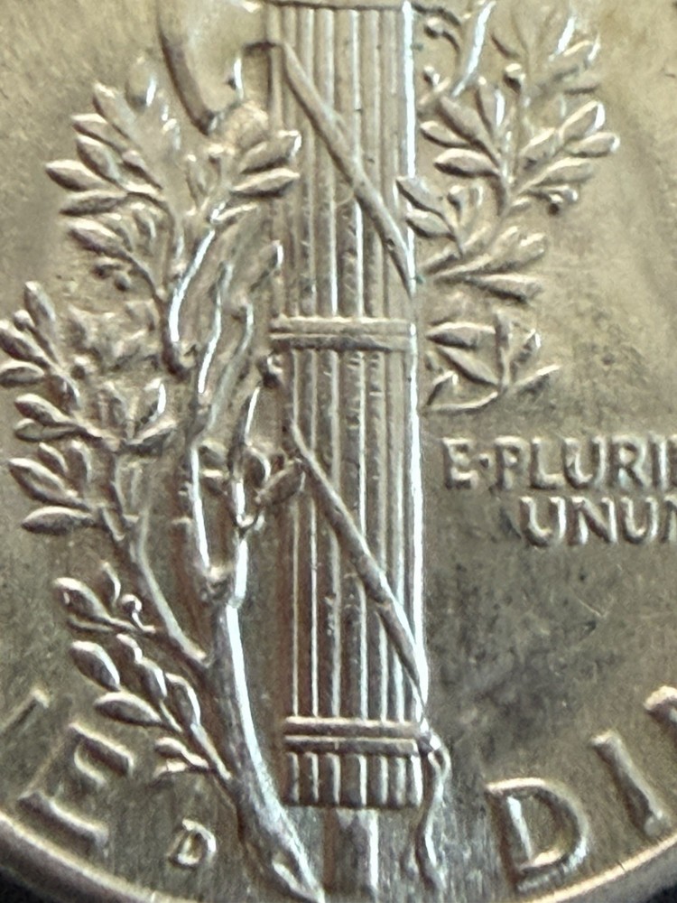 1945 D Mercury Dime BU Full Bands