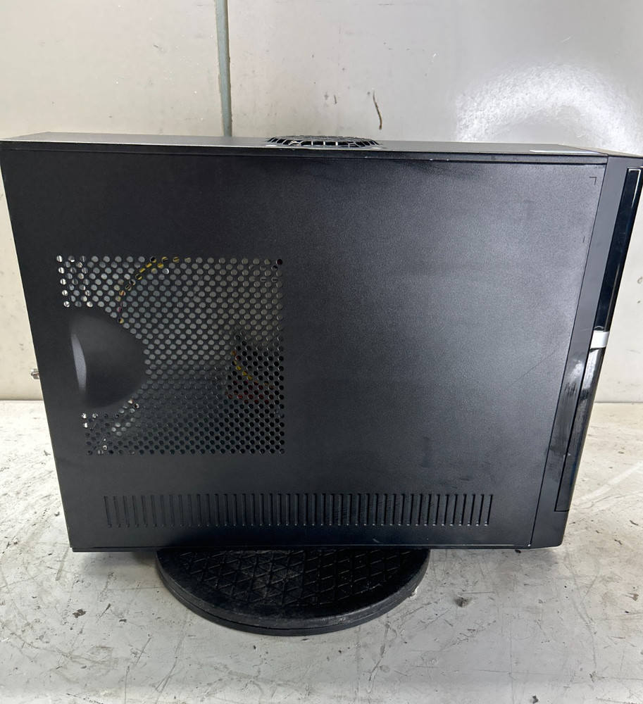 Retro Black mATX Desktop Computer Case